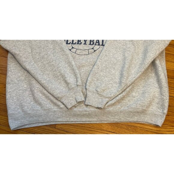Vintage 80s 90s XL Penn State Volleyball Reverse Weave Sweatshirt Gray - Picture 9 of 9